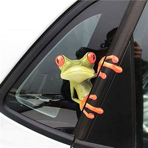 New Funny Car Stickers Design 3d Cartoon Peep Frosch Peep Frosch Cool