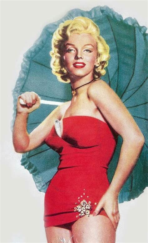 1950s Illustration Based On A Pinup Of Marilyn Monroe By Bert Reisfeld
