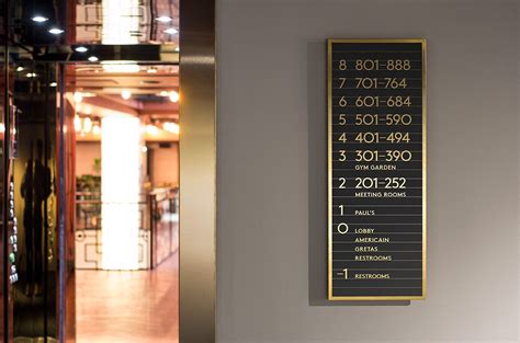 Interior Signage And Wayfinding For Stockholm Based Restaurant Pauls