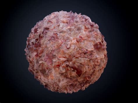 Gore Blood Guts Skin Cuts Seamless Pbr Texture 29 3d