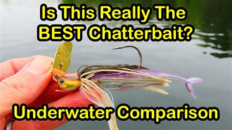 What Is The Best Chatterbait Chatterbait Comparison Underwater