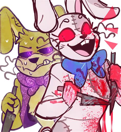 Smile Vanny And Glitchtrap Fanart Fivenightsatfreddys