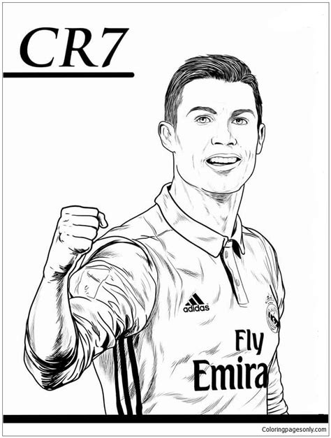 » world cup » cristiano ronaldo. Cristiano Ronaldo-image 5 Coloring Pages - Soccer Players ...