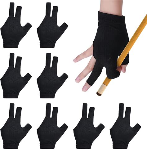 Thinp Pieces Fingers Pool Gloves Billiard Gloves Cue Shooter Pool