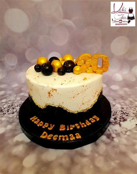 20th Birthday Cake For Her Decorated Cake By Noha Cakesdecor