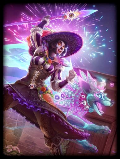 skadi official smite wiki winter wolves witch art smite skins