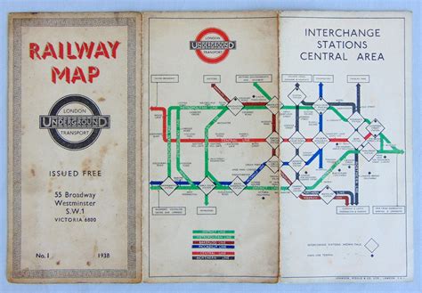 Genuine Original 1938 No1 London Underground Map Hc Beck In 2022