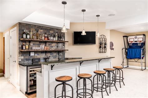 8 Bar Basement Ideas To Cheer You Modern Basement Bar Ideas With Images