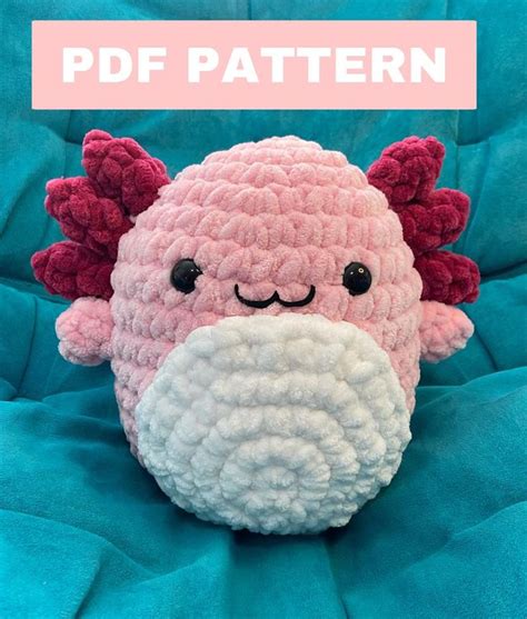 Axolotl Squishmallow Crochet Pattern PDF | Etsy in 2022 | Crochet cow