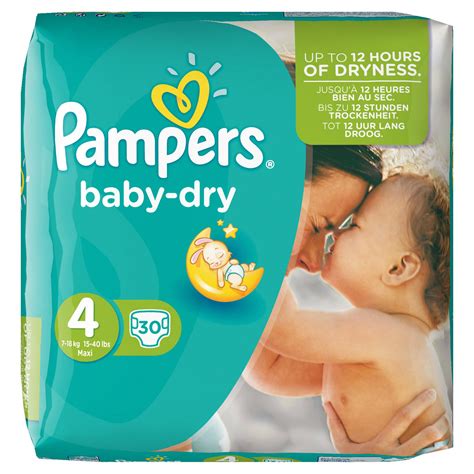 Pampers Baby Dry Size 4 Maxi Mid Pack 30 Nappies Baby And Toddler