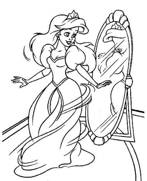 Find images ariel the little mermaid to make beautiful coloring pages ! Coloring Page - The little mermaid coloring pages 9