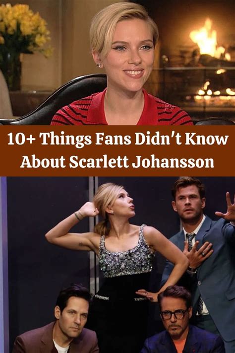 Scarlett Johansson May Be A Household Name But Theres Still So Much