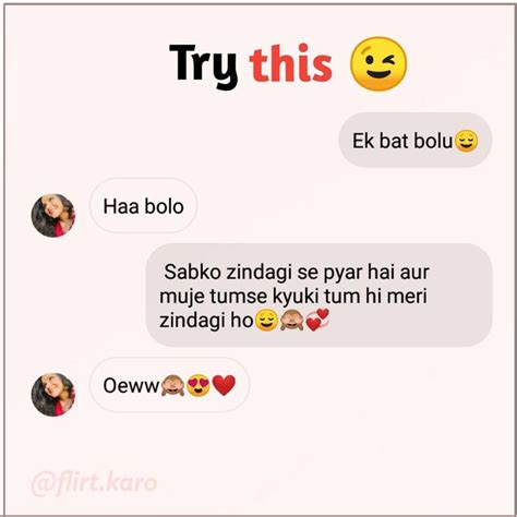 116k Likes 101 Comments Flirting Chats🙈 ️ Flirtkaro On