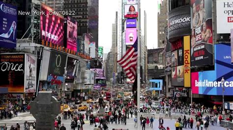 Uhd Ultra Hd 4k Video Stock Footage New York City Times Square Busy