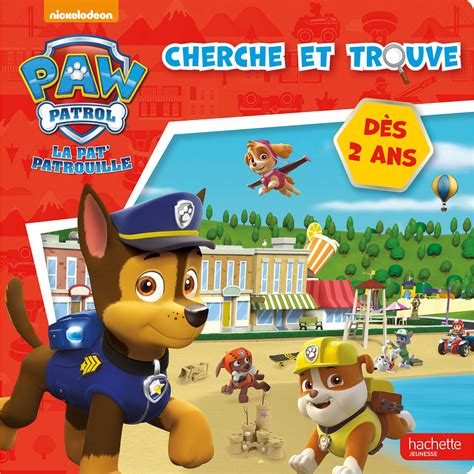 Paw Patrol La Patpatrouille Livre Cherche Et Trouve Rouge De Hachette