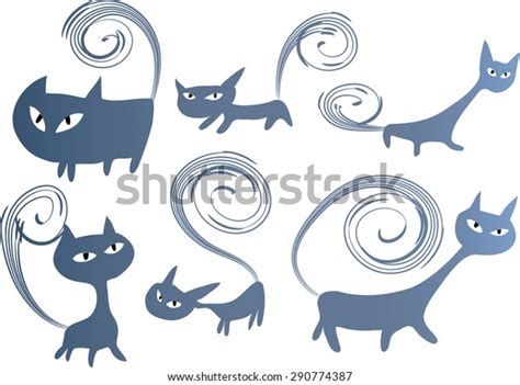 Cat Symbol Stock Vector (Royalty Free) 290774387