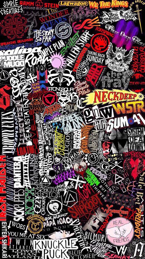 A Collage I Made Of A Bunch Of Different Bands Some Emo Some Not Remo