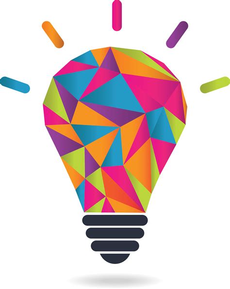 Colorful Light Bulb Transparent Logo 1918x2417 Png Clipart Download