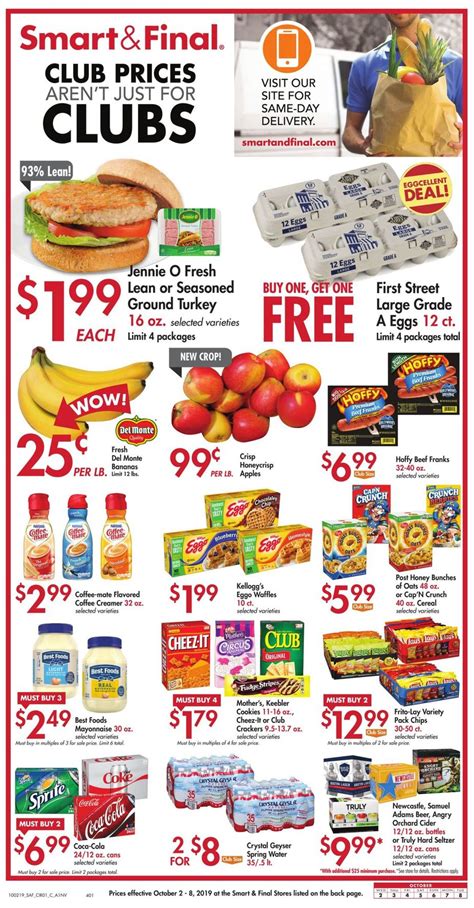 Smart and Final Current weekly ad 10/02 - 10/08/2019 - frequent-ads.com