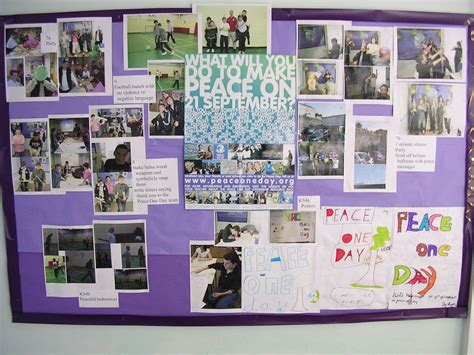 Mount Tamar Schools Peace Day Wall Peace Day Wall
