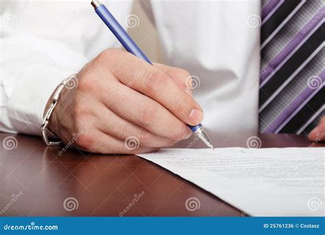 Signing Stock Photo Image Of Human Agreement Busy 25761236