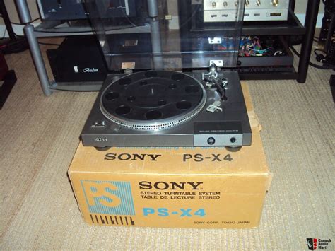 Sony Ps X4 Direct Drive Turntable Nice Tonearm Original Box Photo