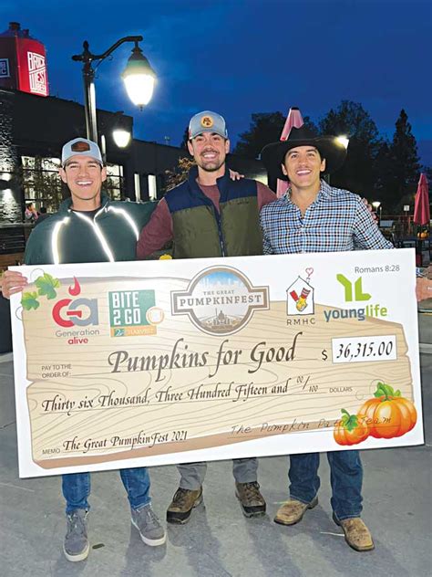 Great Pumpkinfest Helps Feed Area Youth Huckleberry Press