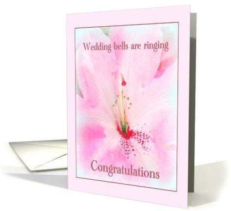 Congratulations Wedding Bells Are Ringing Card Wedding