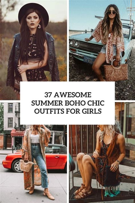 37 Awesome Summer Boho Chic Outfits For Girls Styleoholic