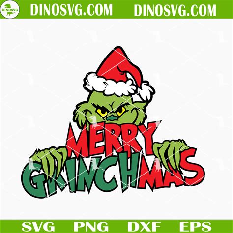 Grinch Words Svg Merry Grinchmas Svg Cut File For Cricut Hot Sex Picture