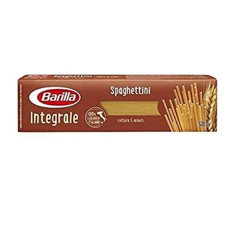 Barilla Spaghettini Integrale Whole Wheat Italian Pasta 500g