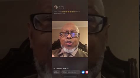 pastor wilson going off about eating out church member youtube