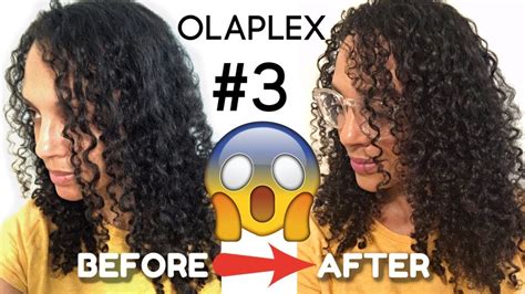 How To Use Olaplex No 3 On Curly Hair Before And After Results Youtube