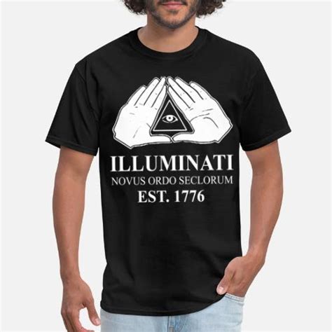 Illuminati Conspiracy Theory Nwo New World Order P Mens T Shirt