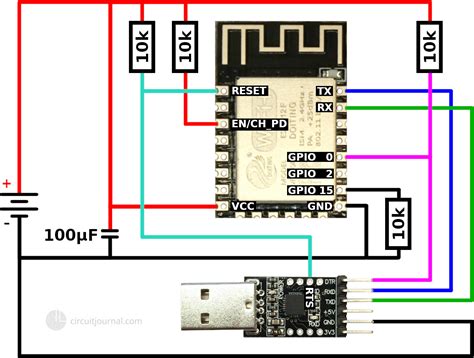 Basic Esp8266 Nodemcu Tutorial Breadboard Pinout And Dimmable Led Riset
