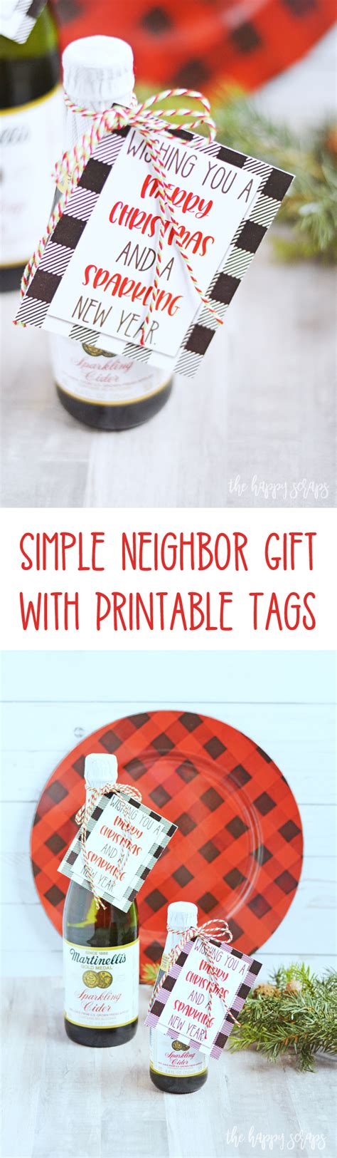 simple neighbor t with printable tags the happy scraps