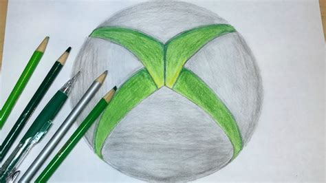 How To Draw The Xbox Logo Logo Drawing Youtube
