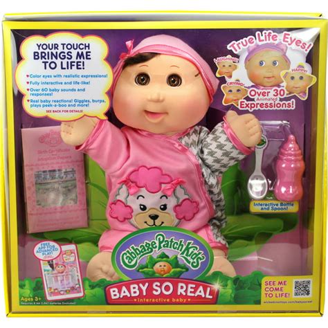 Cabbage Patch Kids 14 Baby So Real Brunette