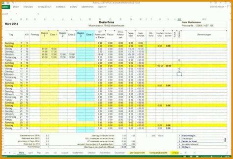 Bestbewertet Arbeitszeiterfassung Excel Vorlage 2019 Kostenlos Sie