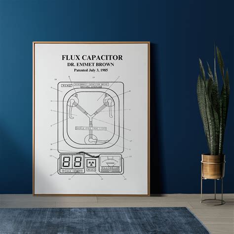 Flux Capacitor 1985 Back To The Future Movie Printable Download