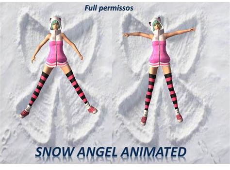 Second Life Marketplace Snow Angel Animated