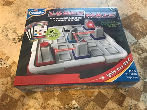 new laser maze beam bending logic game from think fun 1888801571