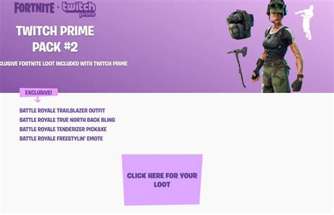 Twitch Primes Free Fortnite Loot Pack 2 Is Live Heres Whats In It