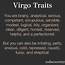 Zodiac Society  Virgo Traits Personality