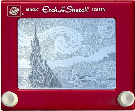 15 Amazing Etch A Sketch Creations Huffpost Entertainment