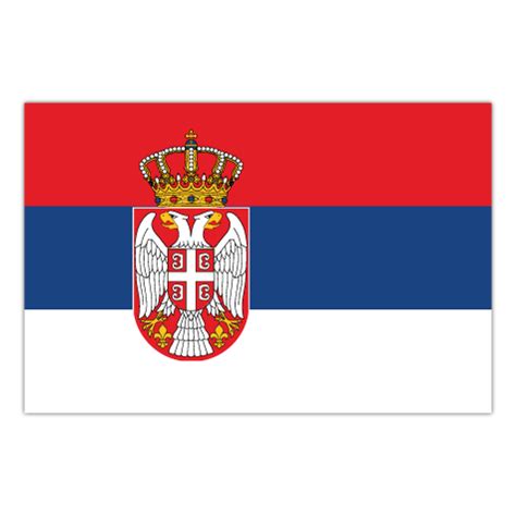 Flag Serbien 001 - Sticker | Flag