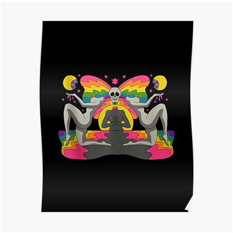 Psychedeic Bstract Nude Rt Lsd Hippie Trippy Gift Idea Poster For Sale By TEHAGE Redbubble