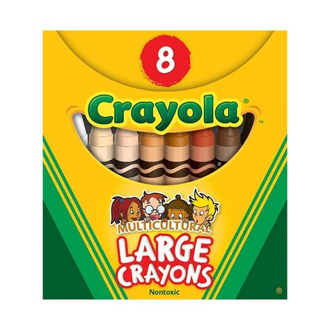 Crayola Multicultural Crayons Pack 8