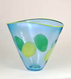 Oval Glass Vase Hand Crafted By Kalki Mansel Boha Glass