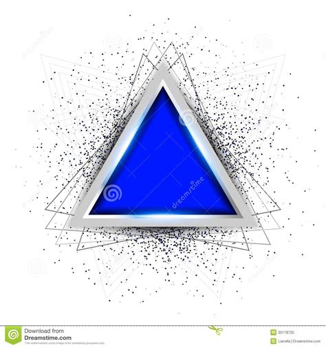 Abstract Triangle Background Stock Vector Illustration Of Motion